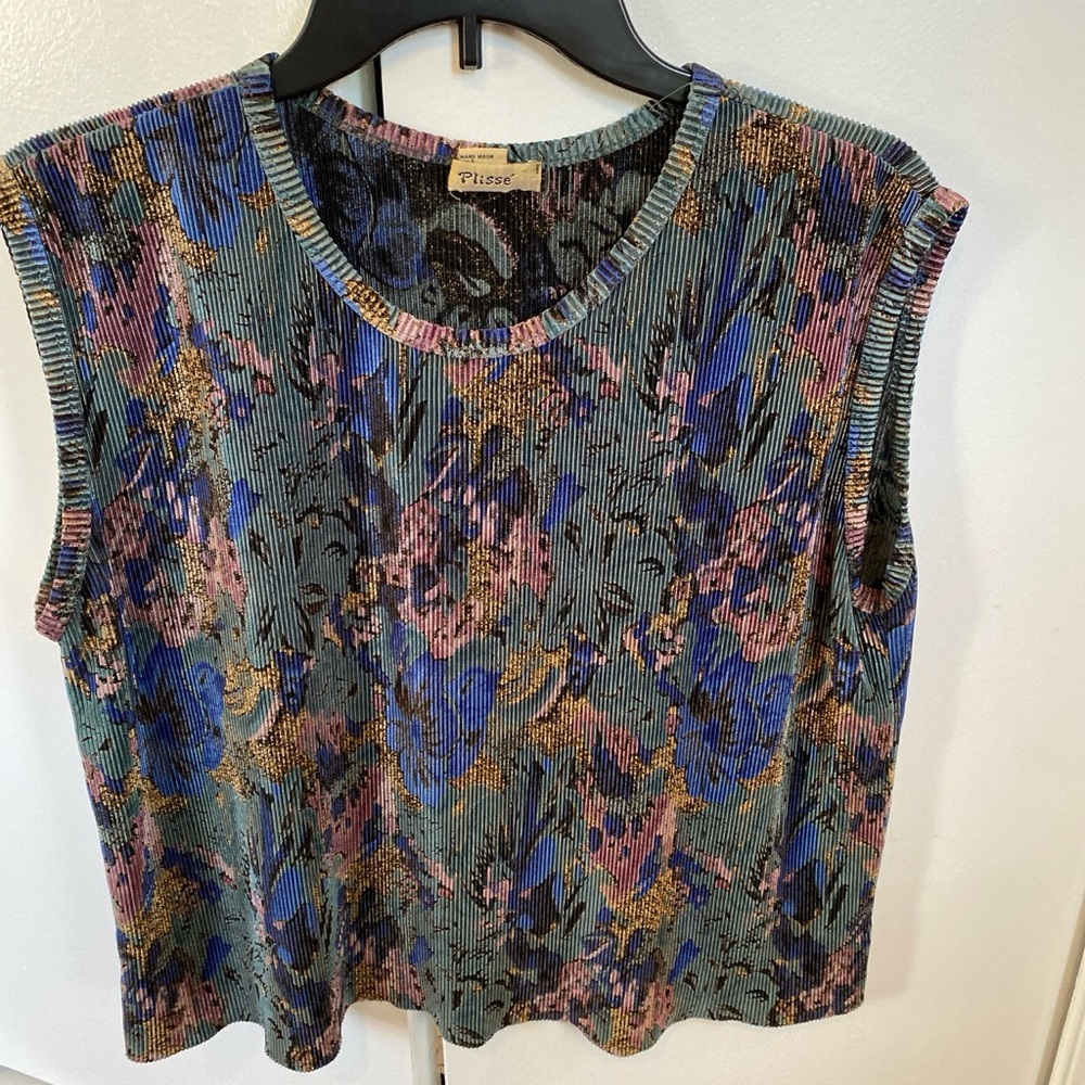 Multicolor Sleeveless Top